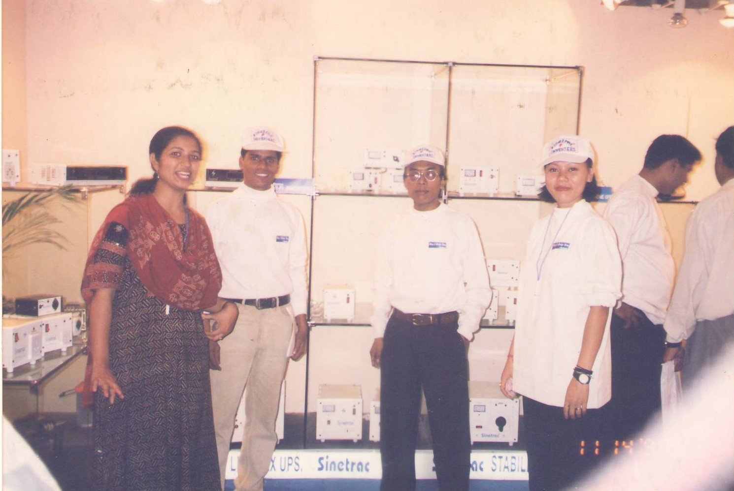 Sinetrac Hi-Frequency Inverter display at India International Trade Fair